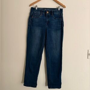 Democracy Dark Blue Straight Leg Jeans